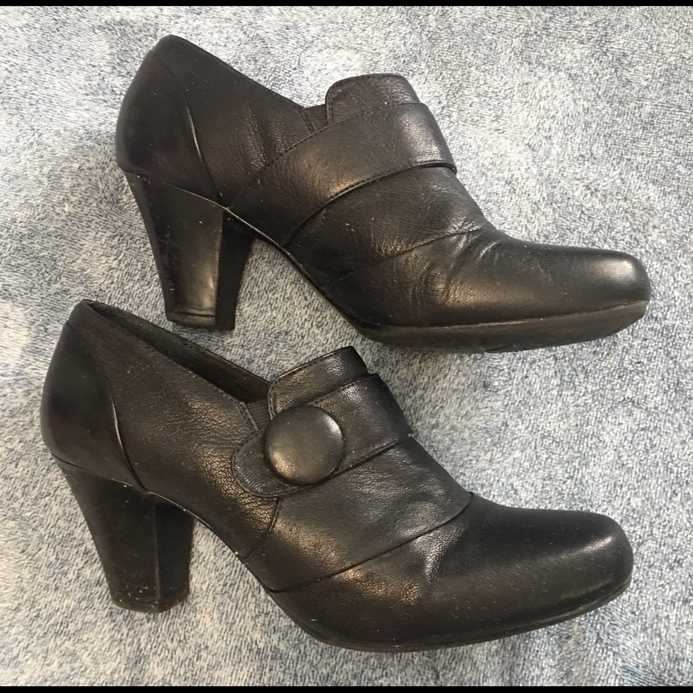 Clarks Bendables booties Black 10 Leather